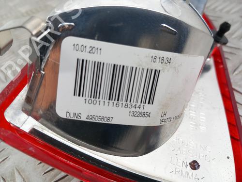 Used Left tailgate light Left tailgate light OPEL INSIGNIA A Sports Tourer (G09) 2.0 CDTI 4x4 (35) (160 hp) 28741911 28741911