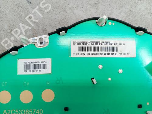 Instrument cluster CITROËN C3 II (SC_) 1.4 HDi 70 (SC8HZC, SC8HR0, SC8HP4) | BP28734760C47 - Image 2