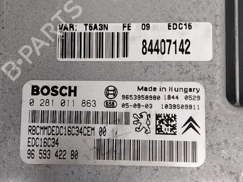 Electronic module PEUGEOT 307 (3A/C) 1.6 HDi 110 | BP28757829M83 