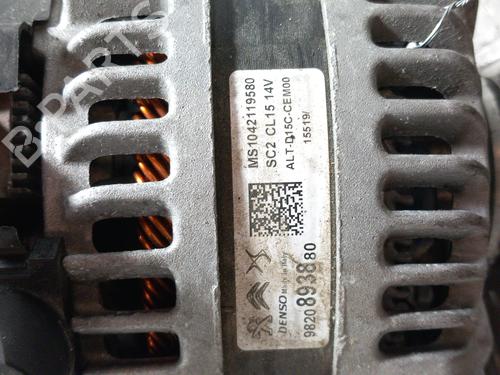 Used Alternator Alternator PEUGEOT 308 II (LB_, LP_, LW_, LH_, L3_) 1.5 BlueHDi 130 (131 hp) 28788413 28788413