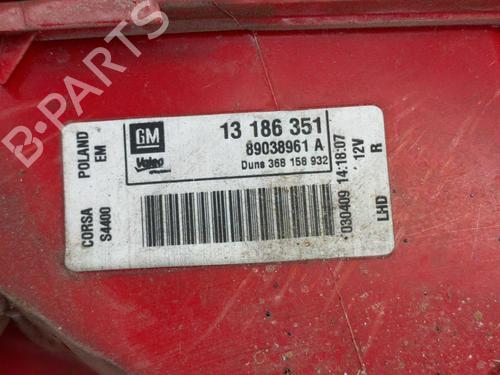 Used Right taillight OPEL CORSA D (S07) 1.3 CDTI (L08, L68) (90 hp) 28788637
