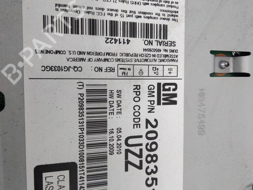 Radio OPEL ASTRA J (P10) 1.7 CDTI (68) | BP28737250E6 