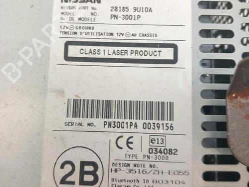Radio NISSAN NOTE (E11, NE11) 1.5 dCi | BP28783730E6 