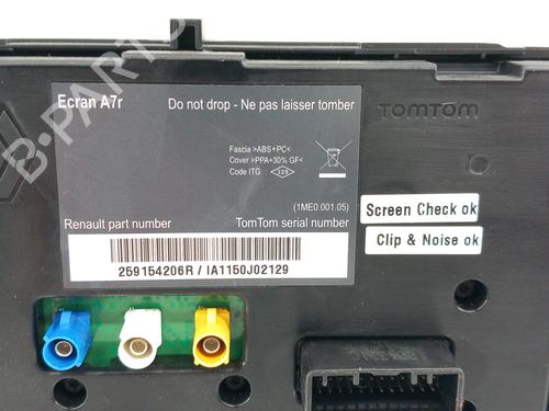 Used Display monitor Display monitor RENAULT KOLEOS I (HY_) 2.0 dCi 4x4 (HY0K) (150 hp) 28773150 28773150