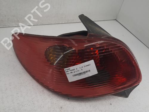 Used Left taillight PEUGEOT 206 Hatchback (2A/C) 1.4 HDi eco 70 (68 hp) 28751008