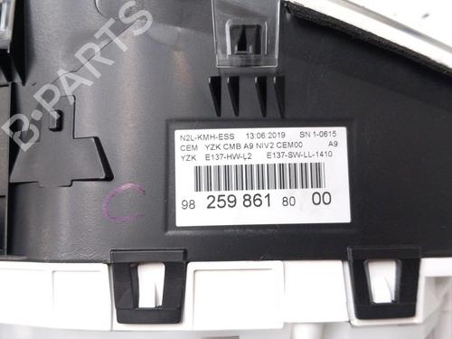 Used Instrument cluster PEUGEOT 208 I (CA_, CC_) 1.2 VTI 82 (82 hp) 28766474