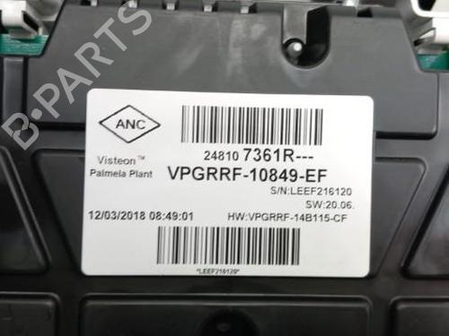 Used Instrument cluster Instrument cluster RENAULT CLIO IV (BH_) 1.2 16V (73 hp) 28741307 28741307