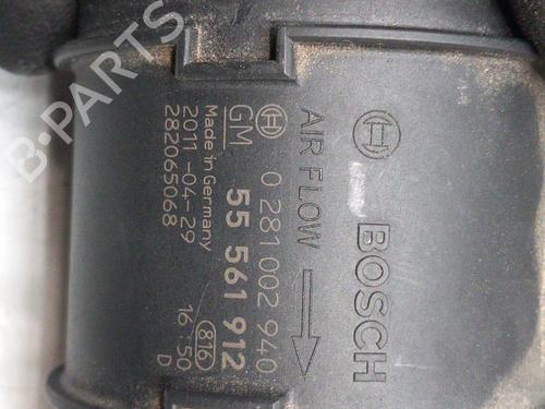 Mass air flow sensor OPEL MERIVA B MPV (S10) 1.7 CDTI (75) | BP28793123M95