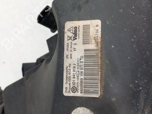 Højre forlygte VW PHAETON (3D1, 3D2, 3D3, 3D4, 3D6, 3D7, 3D8, 3D9) 4.2 V8 4motion | BP28761768C29