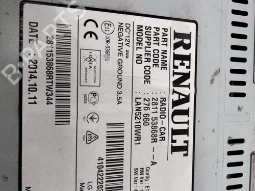 Display monitor RENAULT CLIO IV (BH_) 1.5 dCi 75 | BP28744338C48 