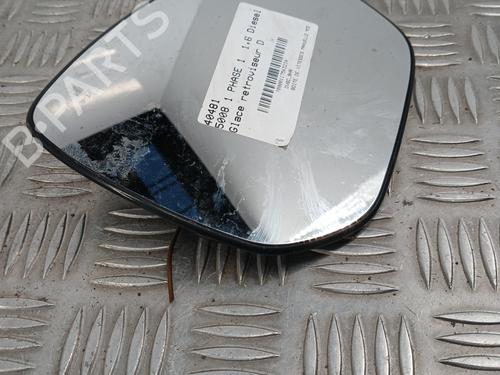 Spiegelglas rechts für PEUGEOT 5008 (0U_, 0E_) 1.6 HDi (112 hp) 31126534