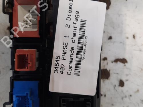 Used Climate control PEUGEOT 407 (6D_) 2.0 HDi 135 (6DRHRH, 6DRHRE, 6DRHRG, 6DRHRJ) (136 hp) 28776600