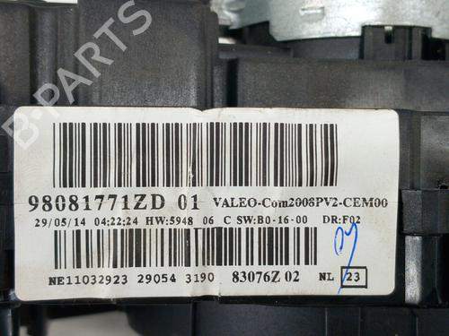 Steering column stalk PEUGEOT 208 I (CA_, CC_) 1.4 HDi | BP28788350I23 