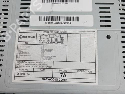 Radio CHEVROLET CAPTIVA (C100, C140) 2.0 D | BP28746740E6