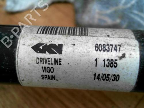 Used Left front driveshaft Left front driveshaft OPEL CORSA D (S07) 1.3 CDTI (L08, L68) (75 hp) 28766303 28766303