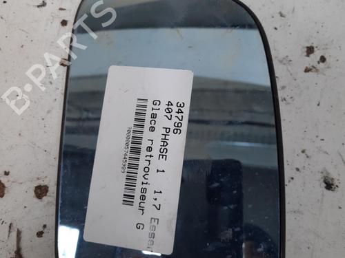 Used Left mirror glass PEUGEOT 407 (6D_) 1.8 (6D6FZB) (116 hp) 28754119