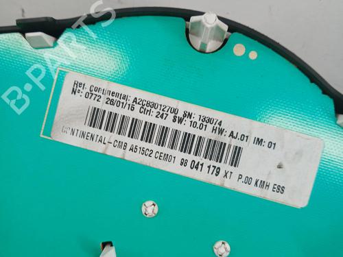 Instrument cluster CITROËN C3 II (SC_) 1.2 VTi 82 | BP30300971C47 - Image 2
