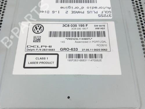 Bilradio VW GOLF PLUS V (5M1, 521) 1.6 TDI (105 hp) 28740573