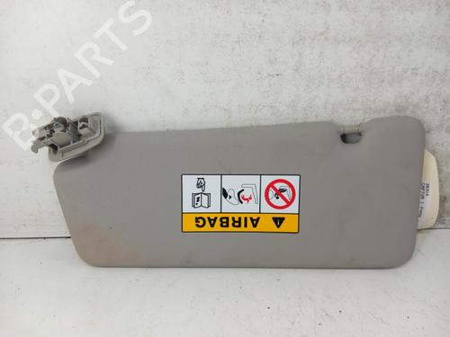 Used Right sun visor Right sun visor RENAULT CAPTUR I (J5_, H5_) 1.5 dCi 90 (J5N4, J5M5, J5MW, J5M6, J5AL, J5AJ) (90 hp) 28743761 28743761