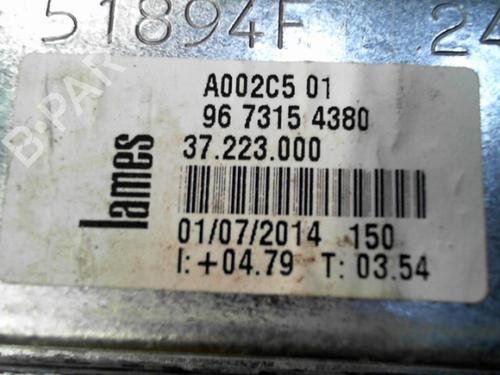 Front right window mechanism PEUGEOT 208 I (CA_, CC_) 1.4 HDi | BP28765980C23 
