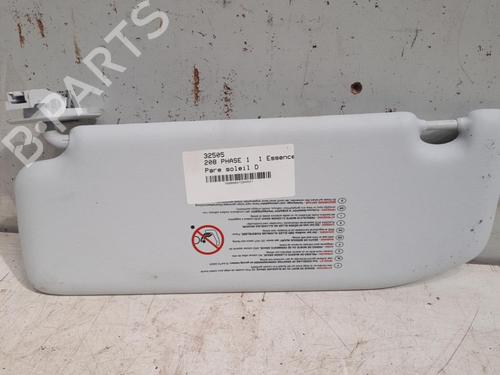 Used Right sun visor Right sun visor PEUGEOT 208 I (CA_, CC_) 1.4 HDi (68 hp) 28760958 28760958