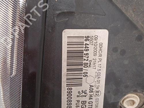 Left headlight PEUGEOT 1007 (KM_) 1.4 HDi | BP28775620C28 