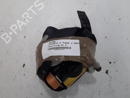 Used Front right seatbelt Front right seatbelt TOYOTA AVENSIS Estate (_T25_) 2.0 D-4D (ADT250_, ADT250R) (126 hp) 28747201 28747201