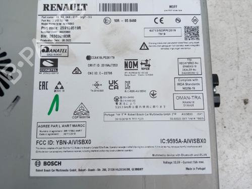 Radio RENAULT MEGANE IV Grandtour (K9A/M/N_) 1.5 Blue dCi 115 (K9A6) | BP28734350E6