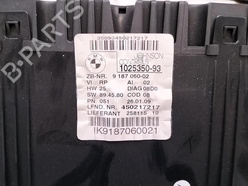 Used Instrument cluster BMW 3 Touring (E91) 318 d (143 hp) 28794033