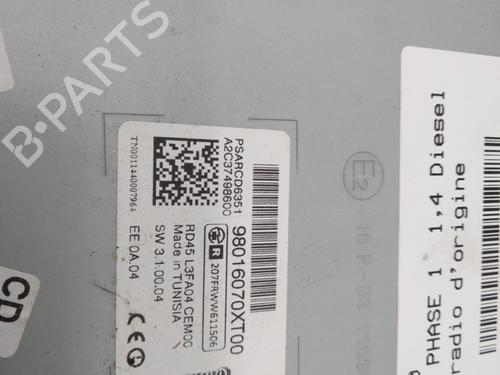 Radio CITROËN C3 II (SC_) 1.4 HDi 70 (SC8HZC, SC8HR0, SC8HP4) | BP28736197E6 