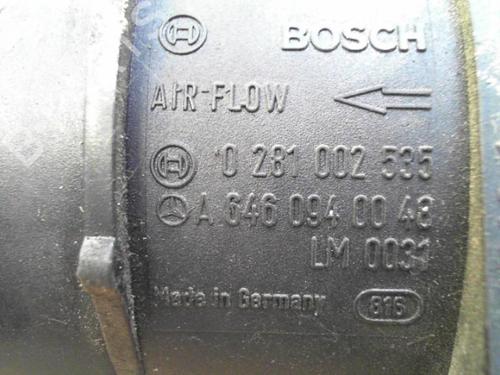 Mass air flow sensor MERCEDES-BENZ C-CLASS (W203) C 220 CDI (203.008) | BP28777699M95