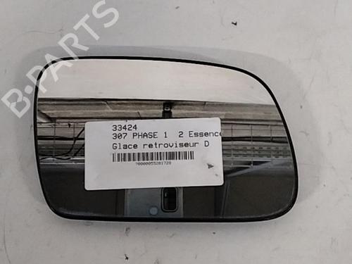 Used Right mirror glass PEUGEOT 307 (3A/C) 2.0 16V (136 hp) 28784936