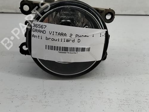 Højre Foran Tågelygte SUZUKI GRAND VITARA II (JT, TE, TD) 1.9 DDiS All-wheel Drive (JT419, TD44, JB419WD, JB419XD,... (129 hp) 28762147