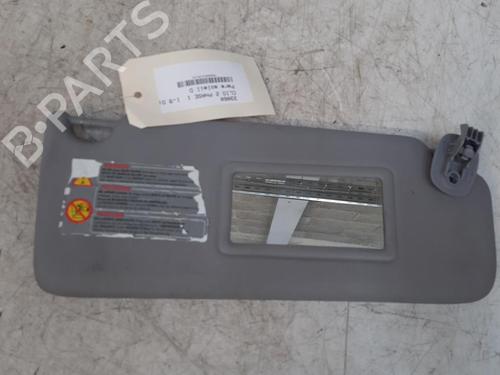 Used Right sun visor RENAULT CLIO II Hatchback Van (SB0/1/2_) 1.9 D (SB0R) (54 hp) 28774355