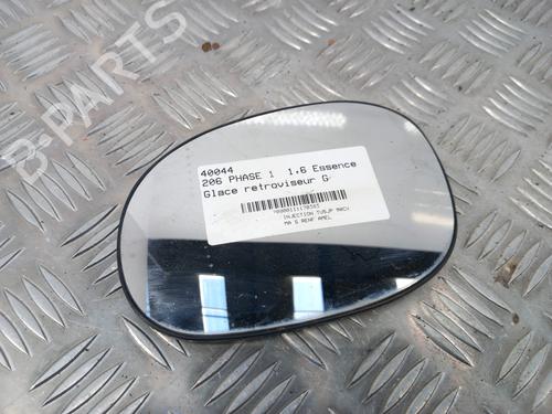 Used Left mirror glass PEUGEOT 206 Hatchback (2A/C) 1.6 i (89 hp) 28740044