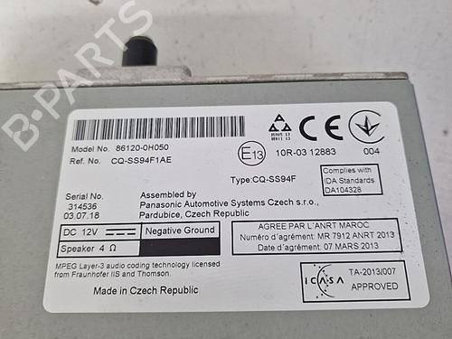 Radio PEUGEOT 108 1.0 VTi 72 | BP28784122E6 - Image 5