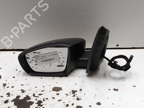 Used Left mirror VW POLO V (6R1, 6C1) 1.2 (70 hp) 28778025