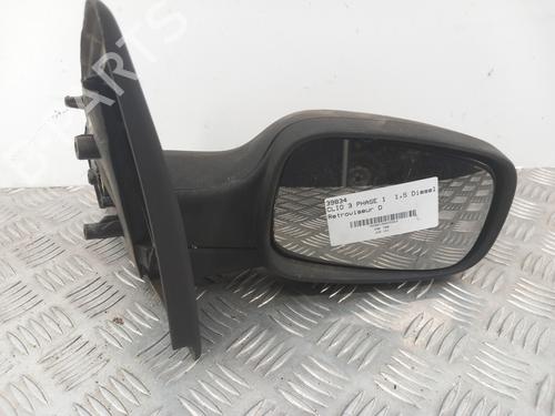 Used Right mirror RENAULT CLIO III (BR0/1, CR0/1) 1.5 dCi (BR17, CR17) (86 hp) 28736171
