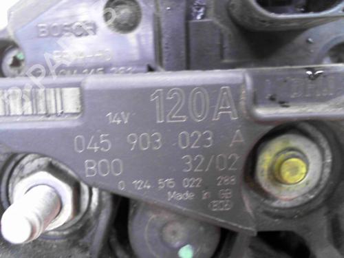 Alternator VW POLO IV (9N_, 9A_) 1.4 TDI | BP28765793M7 