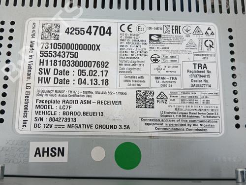 radio-opel-corsa-e-x15-2014-33323303 main image