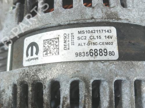 Alternator PEUGEOT 208 II (UB_, UP_, UW_, UJ_) 1.5 BlueHDI 100 | BP28733975M7