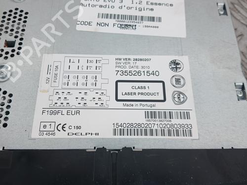 Used Radio Radio FIAT PUNTO EVO (199_) 1.2 (65 hp) 33946826 33946826