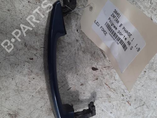Used Rear left exterior door handle OPEL ZAFIRA / ZAFIRA FAMILY B (A05) 1.9 CDTI (M75) (120 hp) 28771802