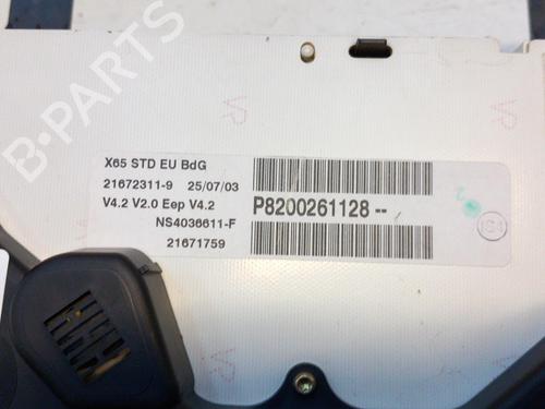 Kombinert Instrument RENAULT CLIO II (BB_, CB_) 1.2 (BB0A, BB0F, BB10, BB1K, BB28, BB2D, BB2H, CB0A,... (58 hp) 28748337