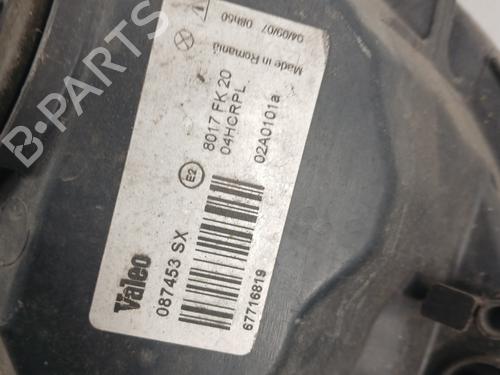 Used Left headlight Left headlight OPEL ZAFIRA A MPV (T98) 2.0 DTI 16V (F75) (101 hp) 33986317 33986317