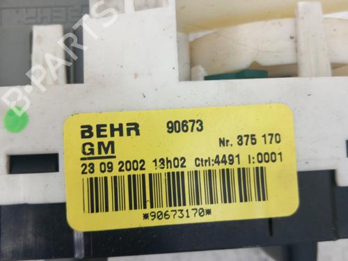 Climate control OPEL ZAFIRA A MPV (T98) 2.2 DTI 16V (F75) | BP28781079I5