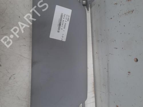 Used Right sun visor RENAULT CLIO II Hatchback Van (SB0/1/2_) 1.9 D (SB0R) (54 hp) 28772383