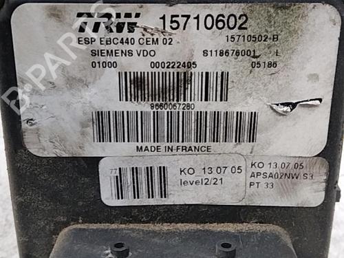 ABS Bremseaggregat PEUGEOT 407 SW (6E_, 6D_) 2.0 HDi 135 (136 hp) 28758373