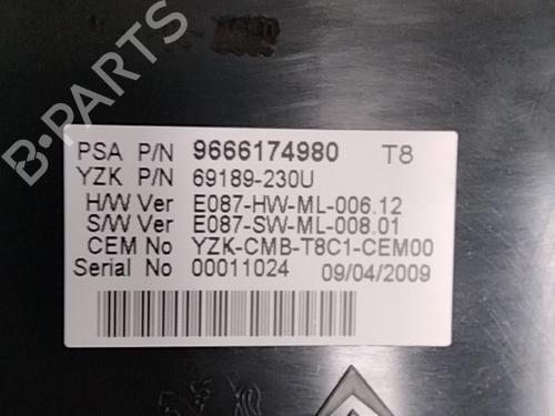 Used Instrument cluster PEUGEOT 3008 I MPV (0U_) 1.6 HDi (109 hp) 28789789