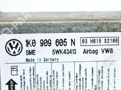 ECU airbags VW GOLF PLUS V (5M1, 521) 1.9 TDI | BP6493455M53 